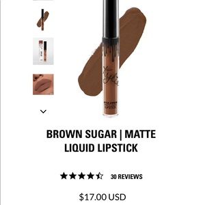 Kylie Jenner matte liquid lipstick - brown sugar